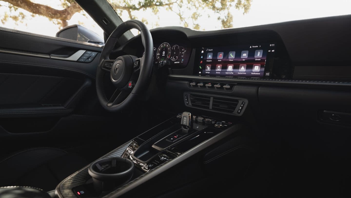 Porsche 911 Turbo S interior cockpit