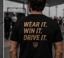 "Wear It. Win It. Drive It." Tee