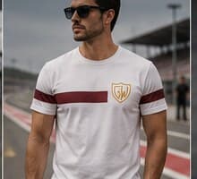 Track Day Tee — Racing Stripes